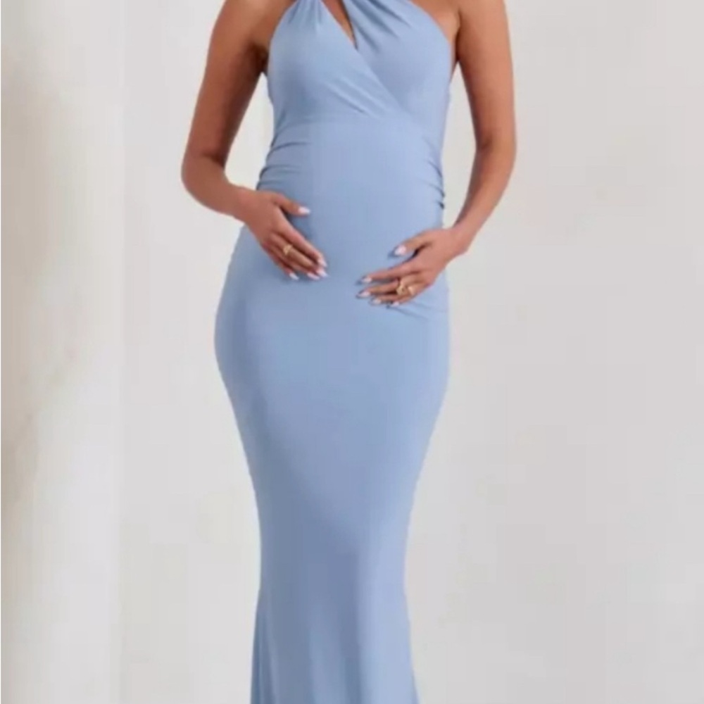 Club L London Blue Maternity Dress